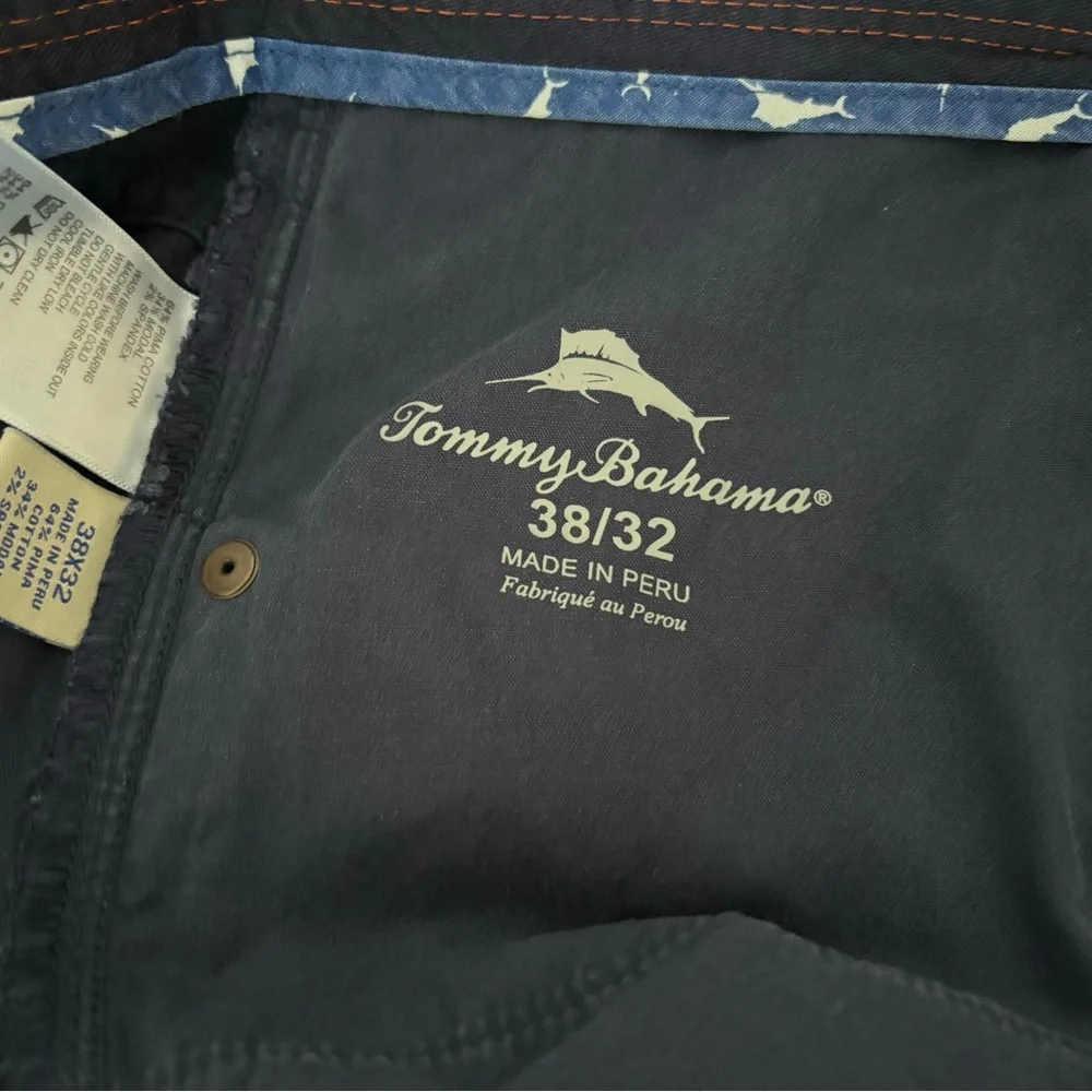 Tommy Bahama Boracay 5-Pocket Pants, Color Maritime Size 38/32